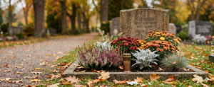 Grabbepflanzung im Herbst